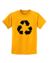 Recycle Black and White Childrens T-Shirt by TooLoud-Childrens T-Shirt-TooLoud-Gold-X-Small-Davson Sales