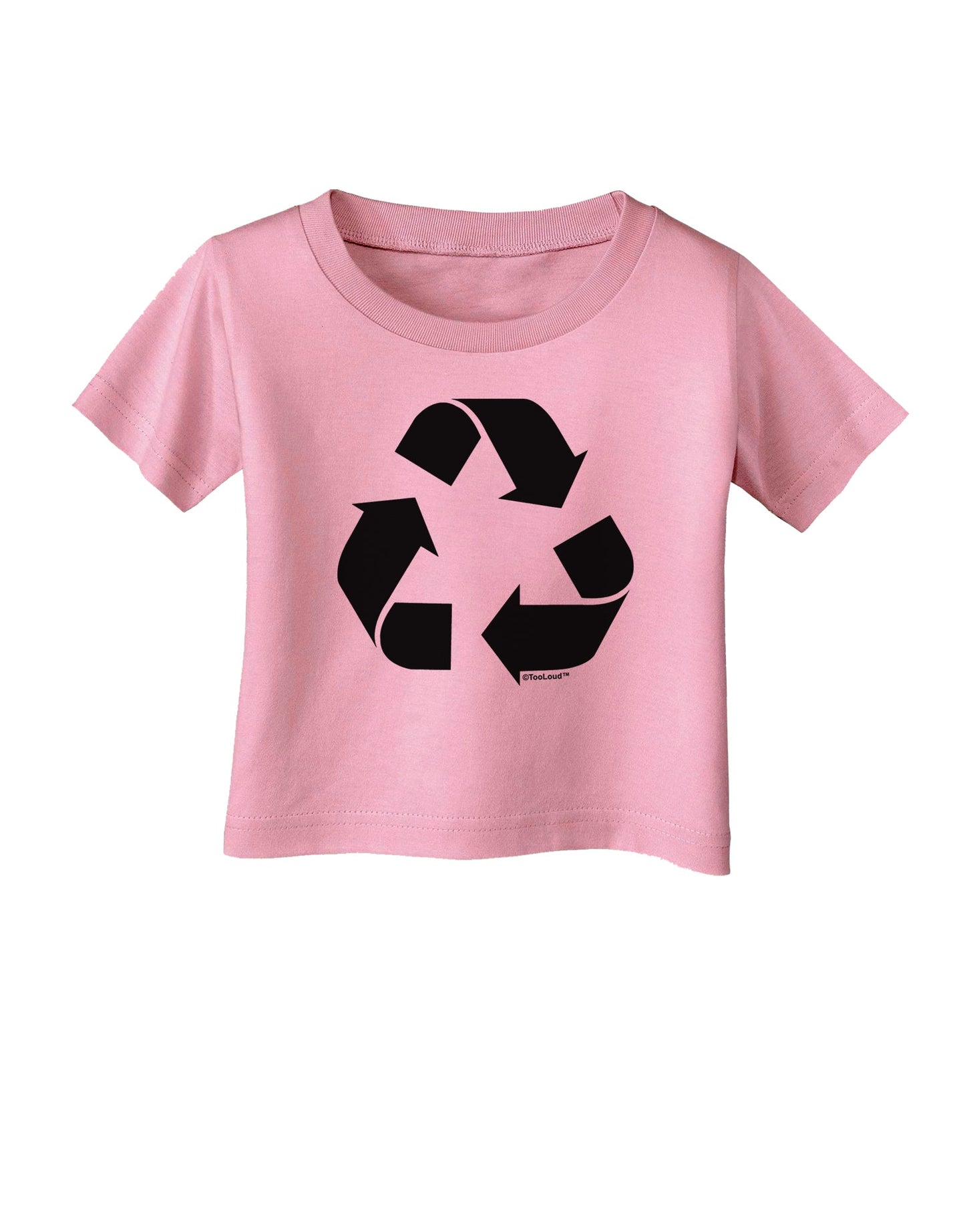 Recycle Black and White Infant T-Shirt by TooLoud-Infant T-Shirt-TooLoud-Candy-Pink-06-Months-Davson Sales