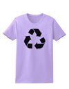 Recycle Black and White Womens T-Shirt by TooLoud-Womens T-Shirt-TooLoud-Lavender-X-Small-Davson Sales