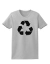 Recycle Black and White Womens T-Shirt by TooLoud-Womens T-Shirt-TooLoud-AshGray-X-Small-Davson Sales