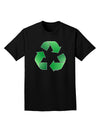 Recycle Green Adult Dark T-Shirt by TooLoud-Mens T-Shirt-TooLoud-Black-Small-Davson Sales