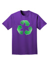 Recycle Green Adult Dark T-Shirt by TooLoud-Mens T-Shirt-TooLoud-Purple-Small-Davson Sales