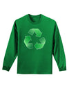 Recycle Green Adult Long Sleeve Dark T-Shirt by TooLoud-TooLoud-Kelly-Green-Small-Davson Sales