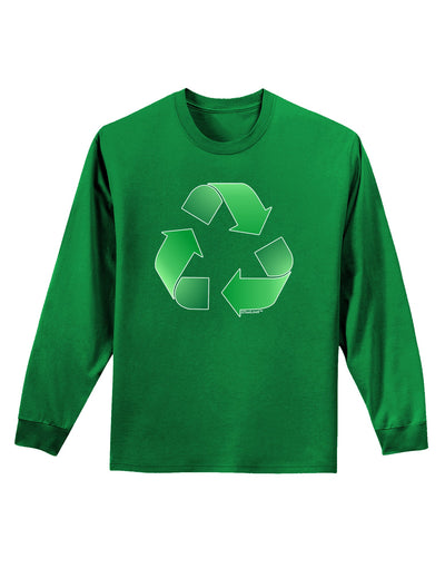 Recycle Green Adult Long Sleeve Dark T-Shirt by TooLoud-TooLoud-Kelly-Green-Small-Davson Sales