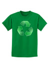 Recycle Green Childrens Dark T-Shirt by TooLoud-Childrens T-Shirt-TooLoud-Kelly-Green-X-Small-Davson Sales