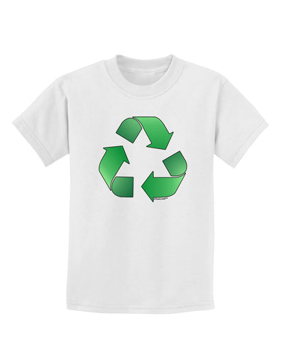 Recycle Green Childrens T-Shirt by TooLoud-Childrens T-Shirt-TooLoud-White-X-Small-Davson Sales