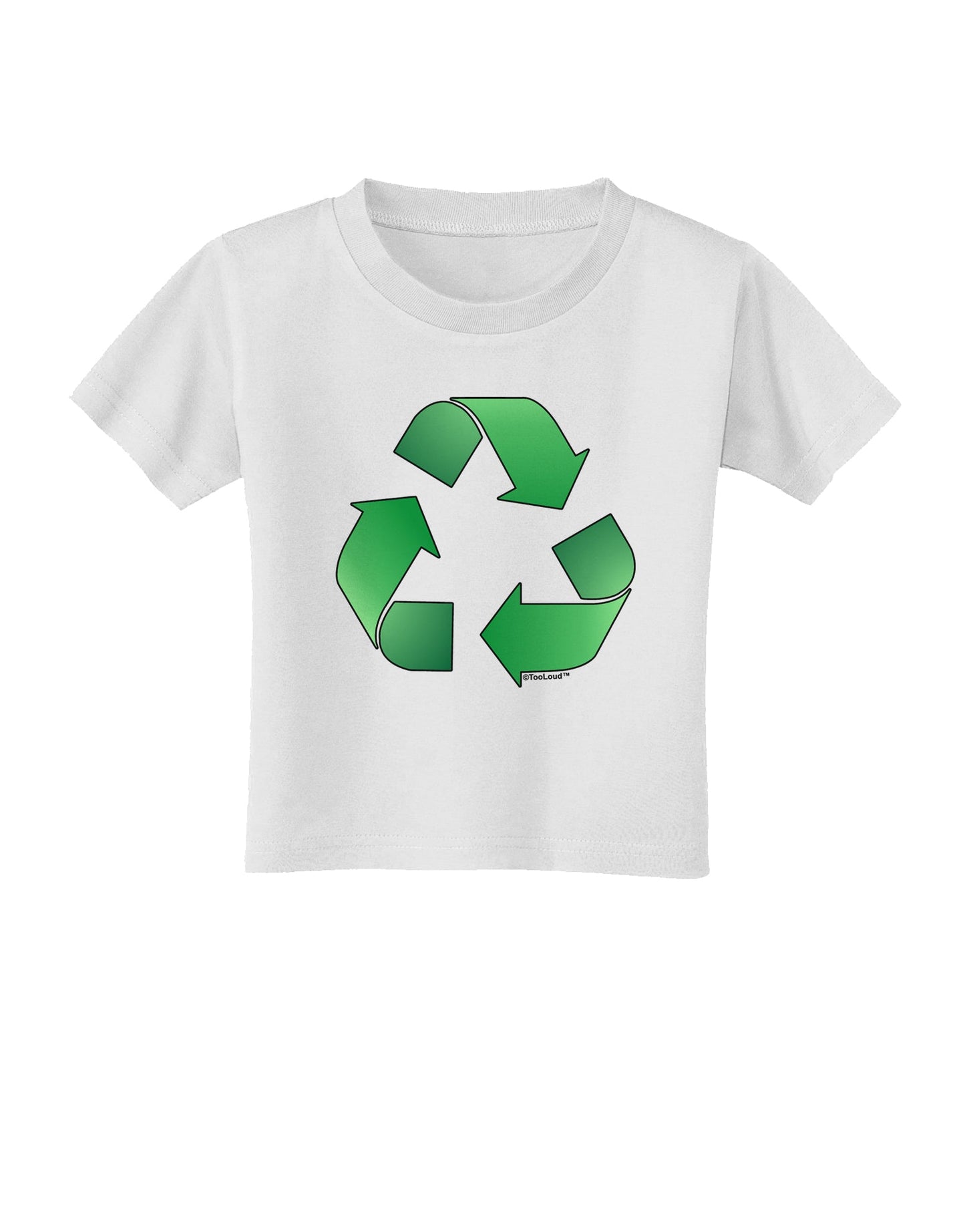 Recycle Green Toddler T-Shirt by TooLoud-Toddler T-Shirt-TooLoud-White-2T-Davson Sales