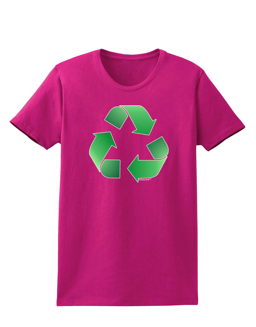 Recycle Green Womens Dark T-Shirt by TooLoud-Womens T-Shirt-TooLoud-Black-X-Small-Davson Sales