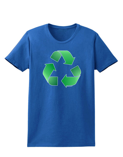 Recycle Green Womens Dark T-Shirt by TooLoud-Womens T-Shirt-TooLoud-Royal-Blue-X-Small-Davson Sales