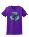 Recycle Green Womens Dark T-Shirt by TooLoud-Womens T-Shirt-TooLoud-Purple-X-Small-Davson Sales