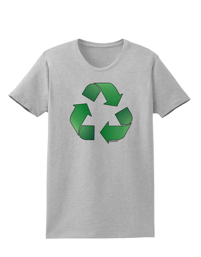 Recycle Green Womens T-Shirt by TooLoud-Womens T-Shirt-TooLoud-AshGray-X-Small-Davson Sales