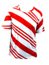 Red Candy Cane Unisex Sub Tee Christmas T-Shirt Dual Sided All Over Print-Mens T-Shirt-TooLoud-White-Small-Davson Sales