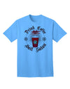 Red Cup Drink Coffee Hail Satan Adult T-Shirt-Mens T-Shirt-TooLoud-Aquatic-Blue-Small-Davson Sales