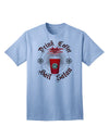 Red Cup Drink Coffee Hail Satan Adult T-Shirt-Mens T-Shirt-TooLoud-Light-Blue-Small-Davson Sales