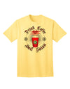 Red Cup Drink Coffee Hail Satan Adult T-Shirt-Mens T-Shirt-TooLoud-Yellow-Small-Davson Sales