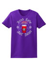 Red Cup Drink Coffee Hail Satan Womens Dark T-Shirt-TooLoud-Purple-X-Small-Davson Sales