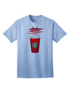 Red Cup Satan Coffee Adult T-Shirt-Mens T-Shirt-TooLoud-Light-Blue-Small-Davson Sales