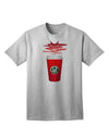 Red Cup Satan Coffee Adult T-Shirt-Mens T-Shirt-TooLoud-AshGray-Small-Davson Sales