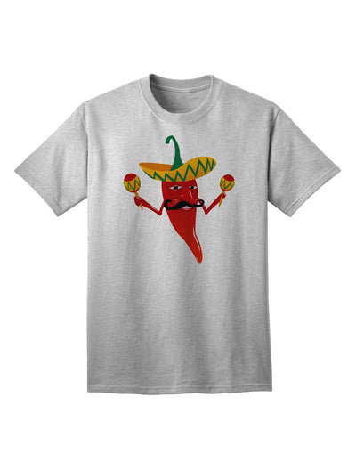 Red Hot Mexican Chili Pepper Adult T-Shirt: A Bold Statement Piece for the Fashion-Forward Adult-Mens T-shirts-TooLoud-AshGray-Small-Davson Sales