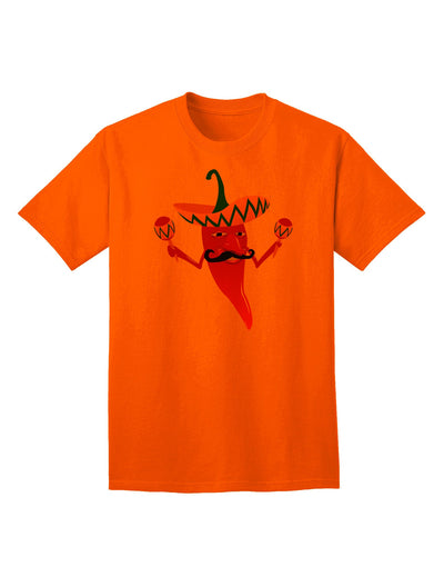 Red Hot Mexican Chili Pepper Adult T-Shirt: A Bold Statement Piece for the Fashion-Forward Adult-Mens T-shirts-TooLoud-Orange-Small-Davson Sales