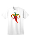 Red Hot Mexican Chili Pepper Adult T-Shirt: A Bold Statement Piece for the Fashion-Forward Adult-Mens T-shirts-TooLoud-White-Small-Davson Sales