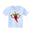 Red Hot Mexican Chili Pepper Toddler T-Shirt-Toddler T-Shirt-TooLoud-Light-Blue-2T-Davson Sales