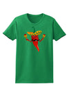 Red Hot Mexican Chili Pepper Womens Dark T-Shirt-TooLoud-Kelly-Green-X-Small-Davson Sales