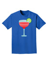 Red Margarita with Lime - Cinco de Mayo Adult Dark T-Shirt by TooLoud-Mens T-Shirt-TooLoud-Royal-Blue-Small-Davson Sales