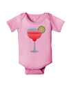 Red Margarita with Lime - Cinco de Mayo Baby Romper Bodysuit by TooLoud-Baby Romper-TooLoud-Light-Pink-06-Months-Davson Sales