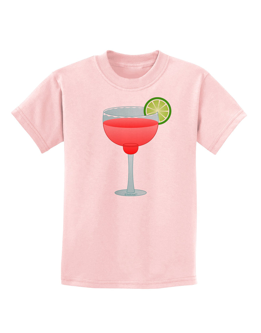 Red Margarita with Lime - Cinco de Mayo Childrens T-Shirt by TooLoud-Childrens T-Shirt-TooLoud-White-X-Small-Davson Sales