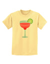 Red Margarita with Lime - Cinco de Mayo Childrens T-Shirt by TooLoud-Childrens T-Shirt-TooLoud-Daffodil-Yellow-X-Small-Davson Sales