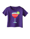 Red Margarita with Lime - Cinco de Mayo Infant T-Shirt Dark by TooLoud-Infant T-Shirt-TooLoud-Purple-06-Months-Davson Sales