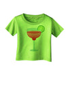 Red Margarita with Lime - Cinco de Mayo Infant T-Shirt by TooLoud-Infant T-Shirt-TooLoud-Lime-Green-06-Months-Davson Sales