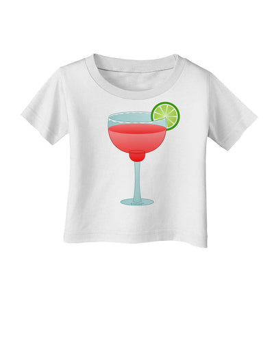 Red Margarita with Lime - Cinco de Mayo Infant T-Shirt by TooLoud-Infant T-Shirt-TooLoud-White-06-Months-Davson Sales