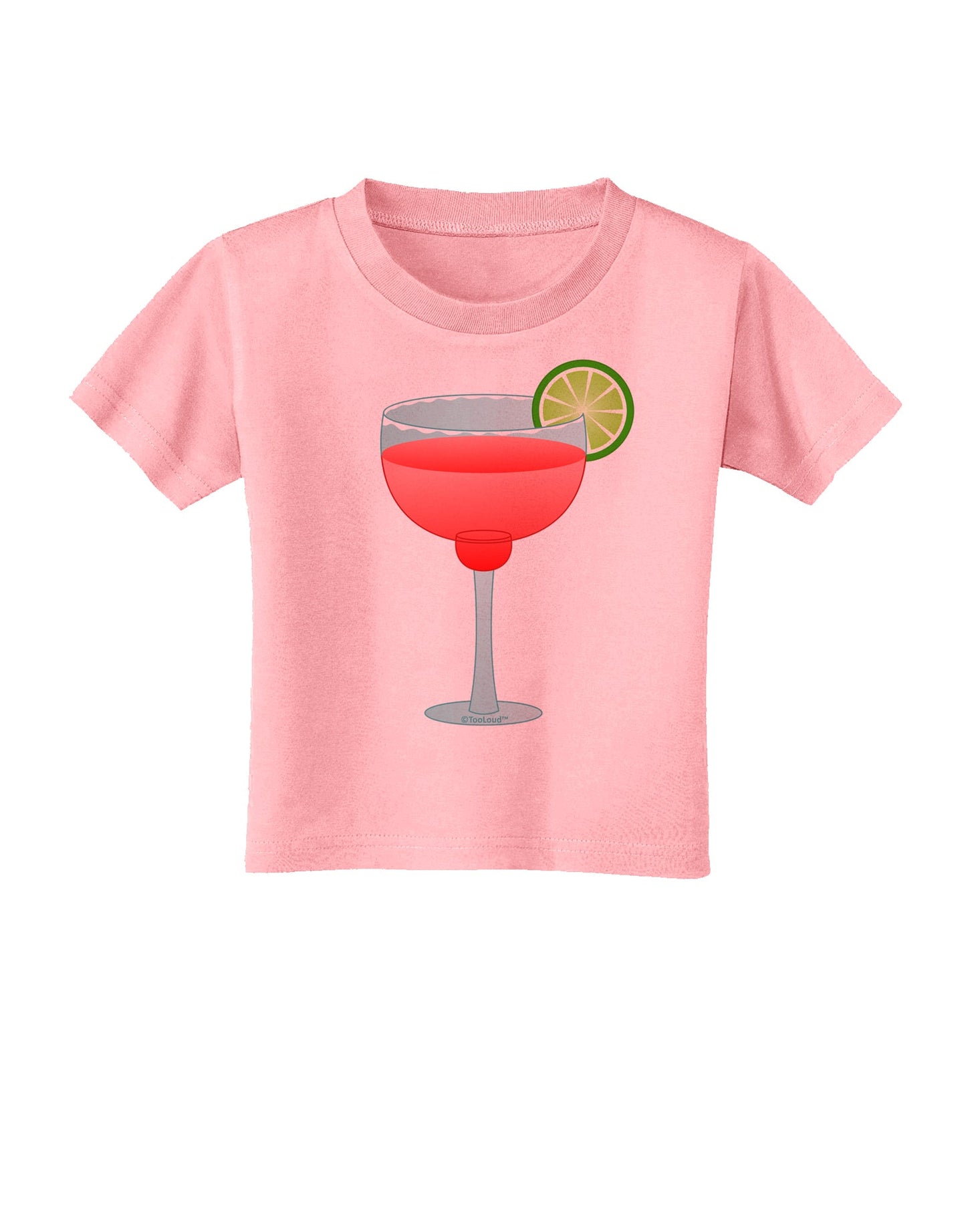 Red Margarita with Lime - Cinco de Mayo Toddler T-Shirt by TooLoud-Toddler T-Shirt-TooLoud-Candy-Pink-2T-Davson Sales