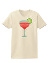 Red Margarita with Lime - Cinco de Mayo Womens T-Shirt by TooLoud-Womens T-Shirt-TooLoud-Natural-X-Small-Davson Sales