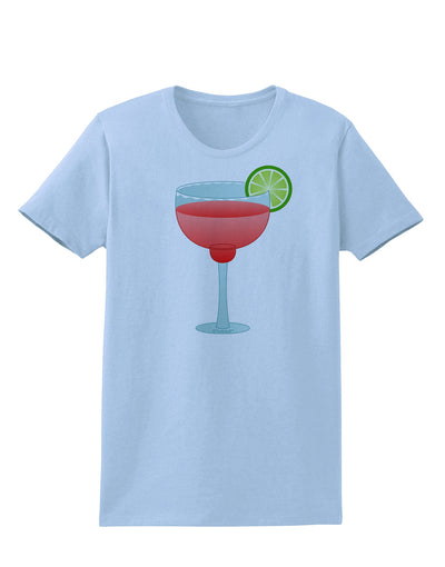 Red Margarita with Lime - Cinco de Mayo Womens T-Shirt by TooLoud-Womens T-Shirt-TooLoud-Light-Blue-X-Small-Davson Sales