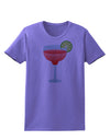 Red Margarita with Lime - Cinco de Mayo Womens T-Shirt by TooLoud-Womens T-Shirt-TooLoud-Violet-X-Small-Davson Sales