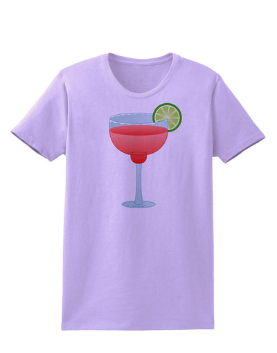 Red Margarita with Lime - Cinco de Mayo Womens T-Shirt by TooLoud-Womens T-Shirt-TooLoud-Lavender-X-Small-Davson Sales