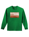 Red Planet Landscape Adult Long Sleeve Dark T-Shirt-TooLoud-Kelly-Green-Small-Davson Sales