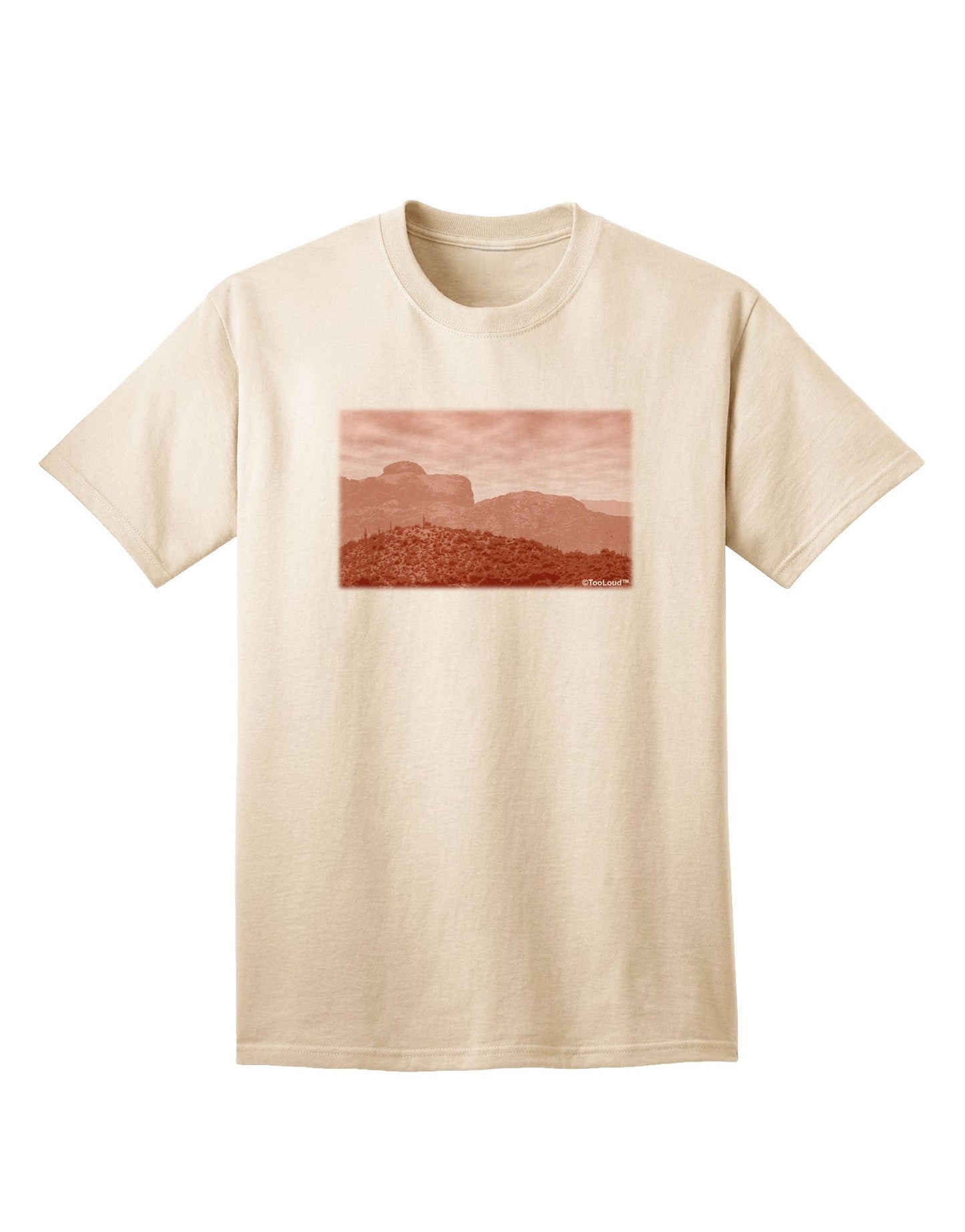 Red Planet Landscape Adult T-Shirt-Mens T-Shirt-TooLoud-Natural-Small-Davson Sales