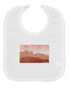 Red Planet Landscape Baby Bib