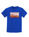 Red Planet Landscape Childrens Dark T-Shirt-Childrens T-Shirt-TooLoud-Royal-Blue-X-Small-Davson Sales