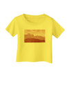 Red Planet Landscape Infant T-Shirt-Infant T-Shirt-TooLoud-Yellow-06-Months-Davson Sales
