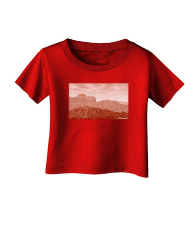 Red Planet Landscape Infant T-Shirt Dark-Infant T-Shirt-TooLoud-Red-06-Months-Davson Sales