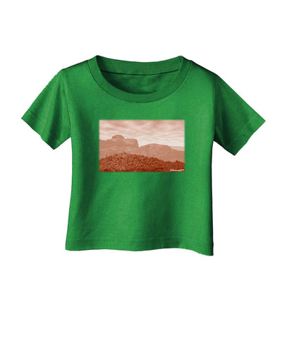 Red Planet Landscape Infant T-Shirt Dark-Infant T-Shirt-TooLoud-Clover-Green-06-Months-Davson Sales
