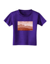 Red Planet Landscape Toddler T-Shirt Dark-Toddler T-Shirt-TooLoud-Purple-2T-Davson Sales