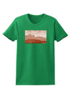 Red Planet Landscape Womens Dark T-Shirt-TooLoud-Kelly-Green-X-Small-Davson Sales