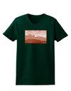 Red Planet Landscape Womens Dark T-Shirt-TooLoud-Forest-Green-Small-Davson Sales