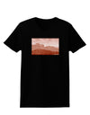 Red Planet Landscape Womens Dark T-Shirt-TooLoud-Black-X-Small-Davson Sales